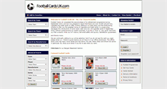 Desktop Screenshot of footballcardsuk.com